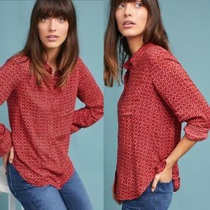 Anthropologie Holding Horses Sammie Rayon Shirt 4